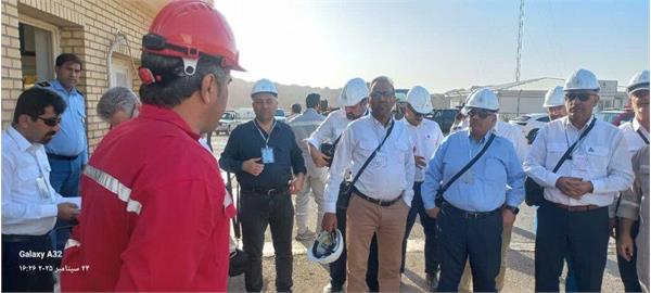 بازدید مدیرعامل شرکت نفت مناطق مرکزی ایران از منطقه عملیاتی دهلران 15