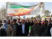 حضور کارکنان شرکت بهره‌برداری نفت و گاز زاگرس جنوبی در راهپیمایی ۲۲ بهمن 1