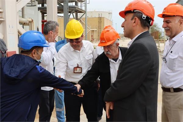 بازدید نوروزی مدیر عامل شرکت بهره برداری نفت و گاز زاگرس جنوبی‌ از منطقه عملیاتی نار و کنگان 10