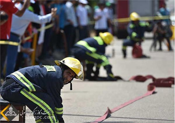 عناوین برتر آتش نشانان شرکت نفت مناطق مرکزی ایران 12