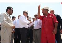 بازدید مدیر عامل شرکت نفت مناطق مرکزی ایران ومدیر نظارت بر تولید نفت و گاز و نمایندگان مدیریت برنامه ریزی تلفیقی شرکت ملی نفت