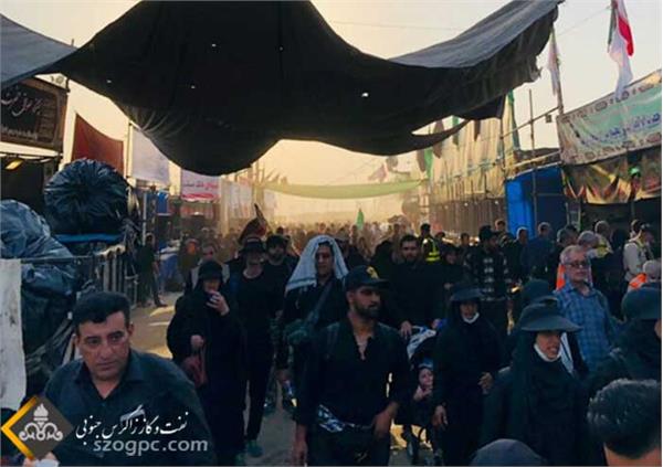 استمرار خدمت‌رسانی نفت و گاز غرب به زوار اربعین امام حسین(ع) در پایانه‌های مرزی کرمانشاه و ایلام 16