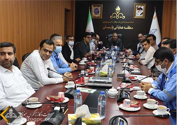 جلسه معارفه رئیس منطقه پارسیان 16