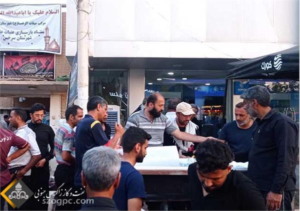 خدمت‌رسانی شرکت بهره برداری نفت و گاز شرق به‌ زائران اربعین حسینی
