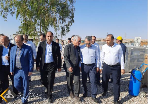 گزارش تصویری بازدید مدیرعامل شرکت نفت مناطق مرکزی ایران از منطقه عملیاتی چشمه خوش 16