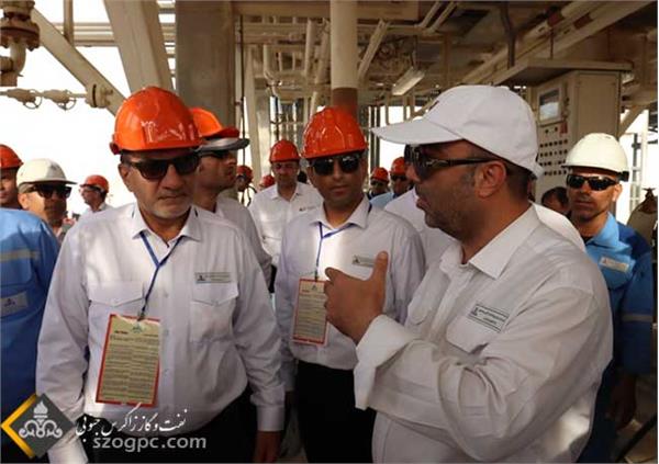بازدید مدیرعامل شرکت زاگرس جنوبی از منطقه عملیاتی نار و کنگان 2