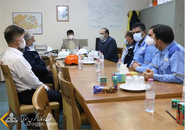 دیدار مدیرعامل زاگرس جنوبی با کارکنان ناحیه عملیاتی نار بهمن ۱۴۰۰ 10