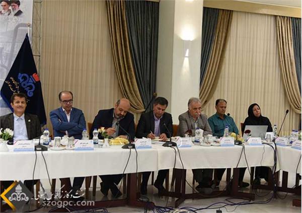 جلسه پیش بینی بهره دهی چاه های شرکت بهره برداری نفت و گاز شرق 5