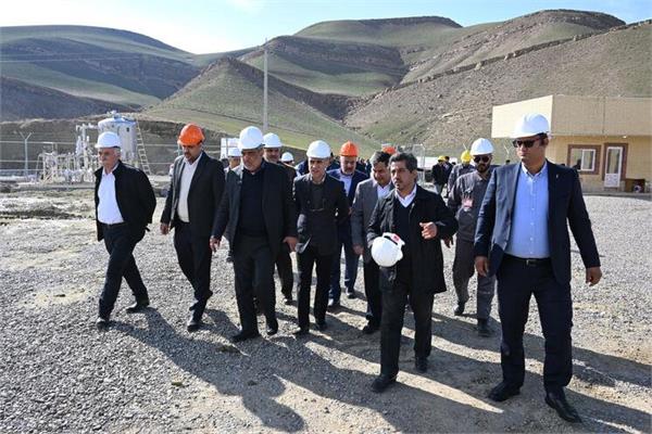 بازدید مدیرعامل شرکت ملی نفت ایران از میدان گازی توس 15
