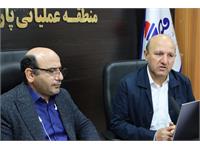 بازدید سرپرست اداره کل تشکیلات، روش‌ها و تعالی سازمانی وزارت نفت و مدیر مهندسی ساختار شرکت ملی نفت ایران از منطقه عملیاتی