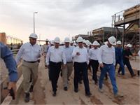 بازدید مدیر عامل نفت مناطق مرکزی ایران از پروژه های احداث ایستگاه تقویت فشار چشمه خوش ، دهلران و نیز میدان دانان 23