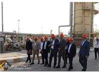 بازدید کارشناسان امور انرژی سازمان برنامه و بودجه کشور از تاسیسات نفتی زاگرس جنوبی  12