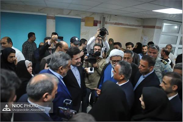 بازدید مدیرعامل شرکت ملی نفت ایران از بیمارستان امام خمینی کنگان 4