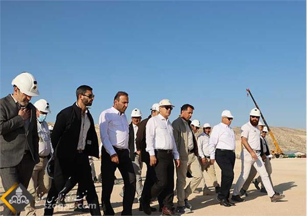 بازدید دوره ای مهندس مهدی حیدری از منطقه عملیاتی پارسیان 10