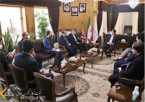 دیدار مدیرعامل نفت مناطق مرکزی ایران با استاندار کرمانشاه 1