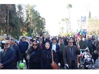 حضور کارکنان شرکت بهره‌برداری نفت و گاز زاگرس جنوبی در راهپیمایی ۲۲ بهمن 1403 10