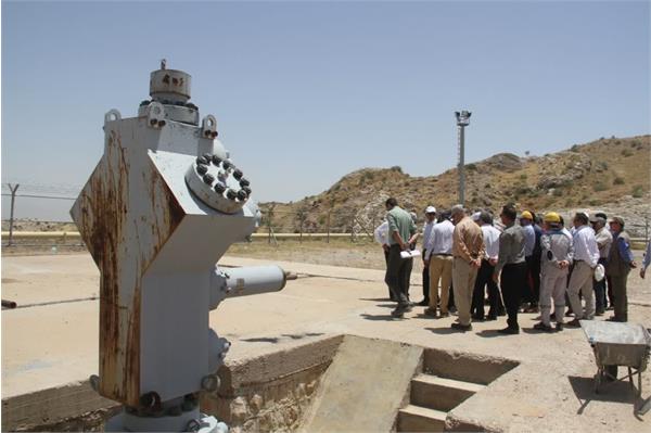 بازدید مدیرعامل نفت‌ مناطق مرکزی ایران از میدان‌های گازی باباقیر و بانکول 9