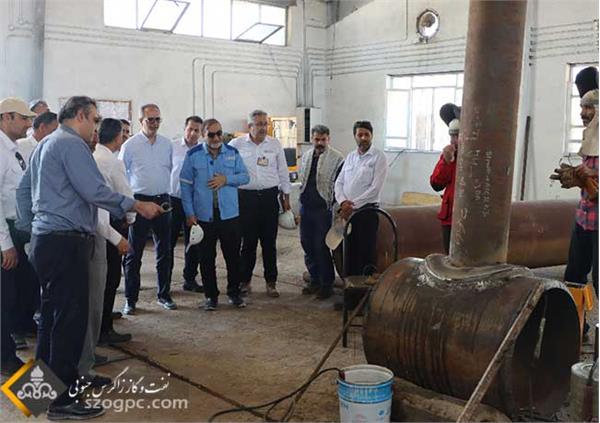 بازدید مدیرعامل شرکت زاگرس جنوبی از منطقه عملیاتی آغار و دالان 3