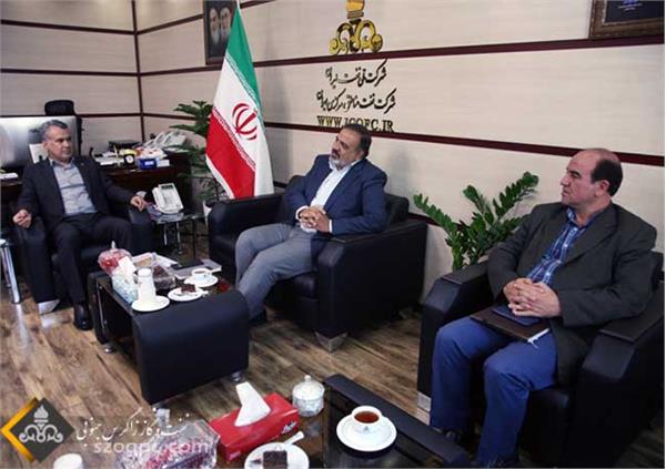 دیدار مدیرعامل نفت مرکزی با رئیس روابط عمومی شرکت ملی نفت ایران 6