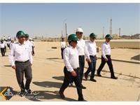 بازدید مدیر عامل و هیئت مدیره شرکت بهره برداری نفت و گاز زاگرس جنوبی از منطقه عملیاتی آغار و دالان 6