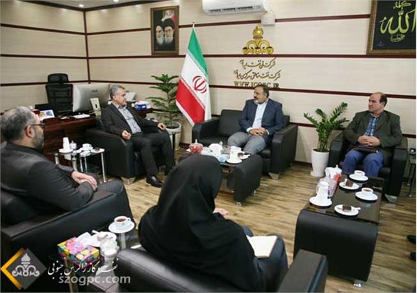 دیدار مدیرعامل نفت مرکزی با رئیس روابط عمومی شرکت ملی نفت ایران 7