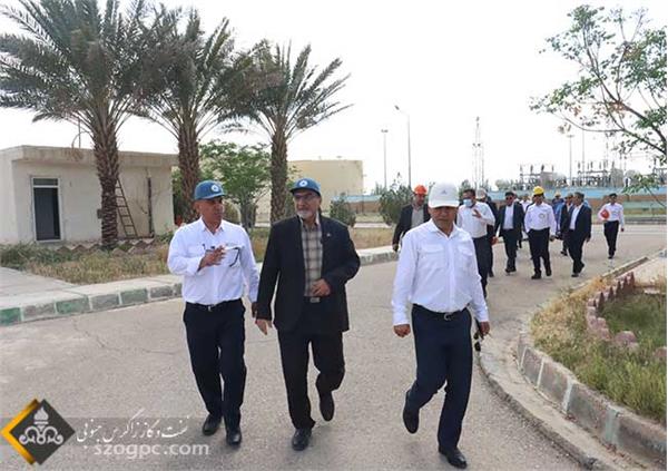 بازدید سرپرست شرکت نفت و گاز زاگرس جنوبی از منطقه عملیاتی سروستان و سعادت آباد 27