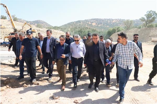 بازدید از پروژه توسعه میدان گازی مختار یاسوج واقع در استان کهکیلویه و بویر احمد 1