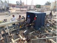 عملیات تعمیرات اساسی در منطقه عملیاتی نفت‌شهر 7