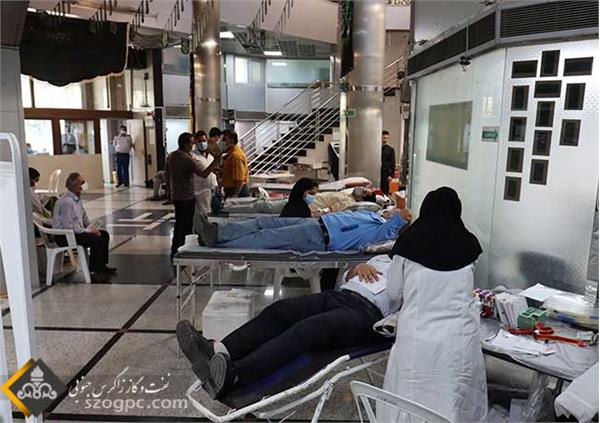 اهدا خون کارکنان زاگرس جنوبی 5