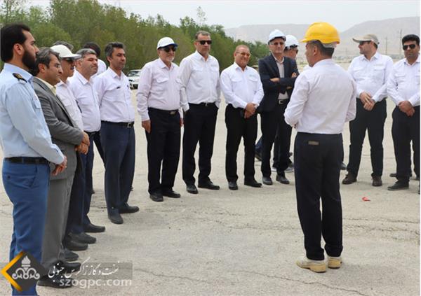 بازدید مدیر عامل شرکت نفت و گاز زاگرس جنوبی از منطقه عملیاتی پارسیان-ناحیه وراوی و ایثار 11