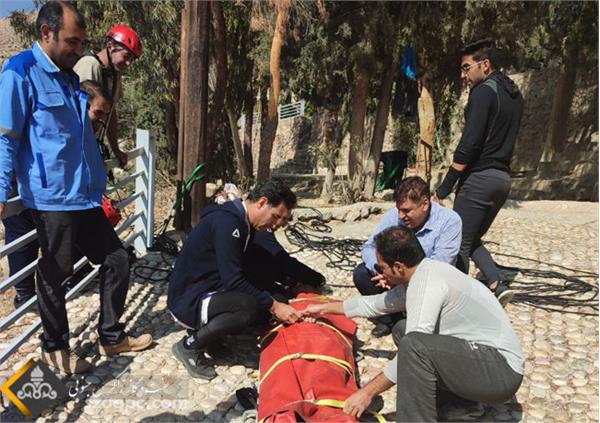 برگزاری دوره آموزشی  نجات در ارتفاع 1