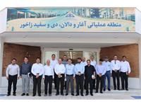 بازدید مدیر نفت و انرژی حراست کل کشور و هیات همراه از مناطق عملیاتی خشت و آغار و دالان 1