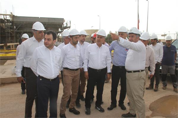 بازدید مدیر عامل نفت مرکزی از ایستگاه تقویت فشار چشمه خوش در شرکت نفت و گاز غرب 6