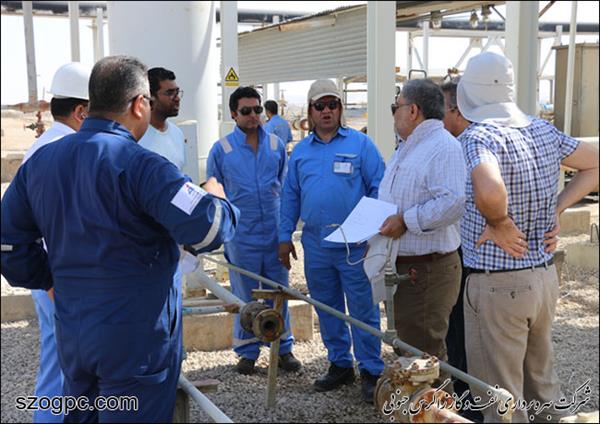بازدید مدیرعملیات نفت و گاز زاگرس جنوبی از منطقه عملیاتی پارسیان