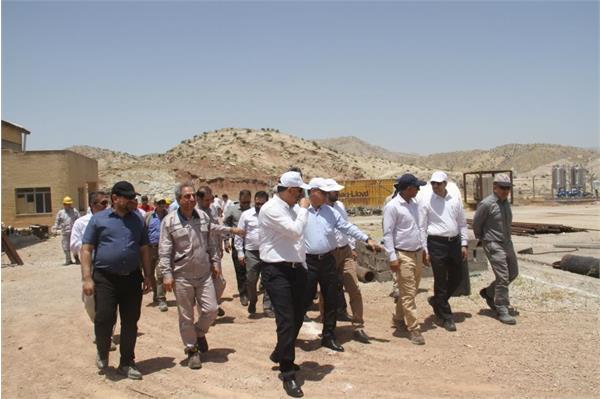 بازدید مدیرعامل نفت‌ مناطق مرکزی ایران از میدان‌های گازی باباقیر و بانکول 11