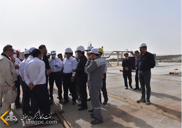 حضور مدیرعامل نفت مناطق مرکزی ایران در منطقه عملیاتی خانگیران 18