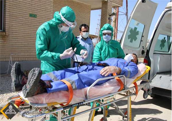 برگزاری دو مانور  شناسایی و مقابله با شیوع ویروس کرونا در منطقه عملیاتی پارسیان