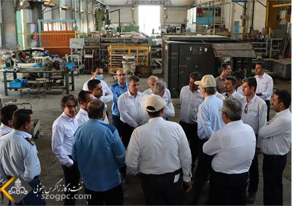 بازدید مدیرعامل شرکت زاگرس جنوبی از منطقه عملیاتی آغار و دالان 7