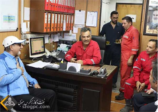 بازدید مدیرعامل شرکت زاگرس جنوبی از منطقه عملیاتی آغار و دالان 20