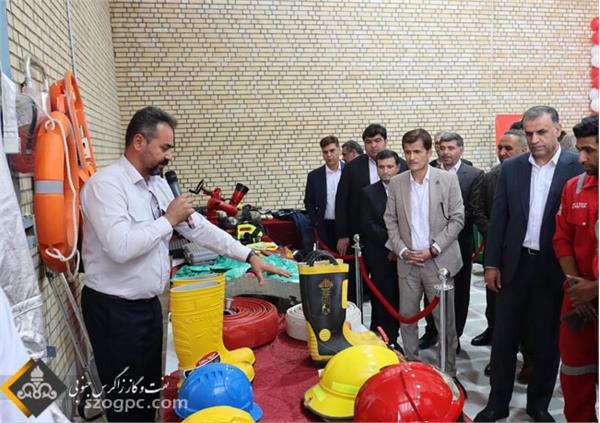 مراسم تجلیل از کارکنان ایمنی و آتش نشانی زاگرس جنوبی برگزار شد . 29