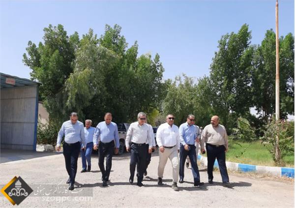 بازدید مدیرعامل شرکت نفت مناطق مرکزی ایران از ایستگاه‌ تقویت فشارگاز منطقه بیات دهلران 1