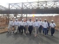 بازدید مدیر عامل نفت مناطق مرکزی ایران از پروژه های احداث ایستگاه تقویت فشار چشمه خوش ، دهلران و نیز میدان دانان 1