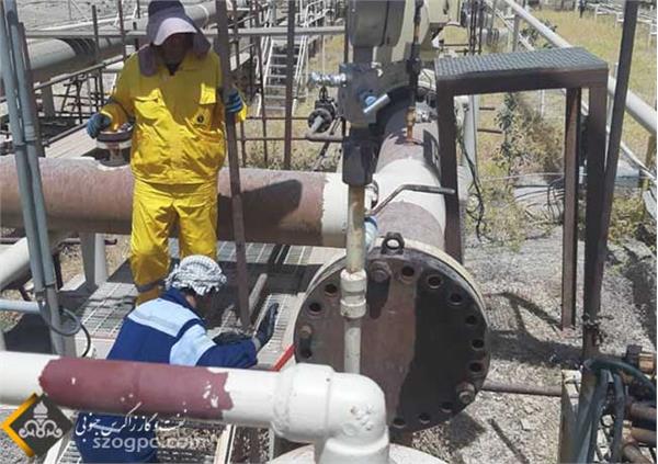 تعمیرات اساسی منطقه عملیاتی تنگ بیجار 7