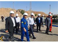 بازدید مدیرعامل و هیات همراه از منطقه عملیاتی و نمکزدایی دهلران و همچنین کارخانه ٣١٠٠ NGL 12