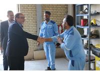 بازدید مدیر عامل شرکت بهره برداری نفت و گاز زاگرس جنوبی ازمنطقه عملیاتی سرخون و گشوی جنوبی 7