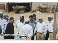 بازدید مدیرعامل نفت مرکزی از پروژه توسعه میدان گازی دی 9