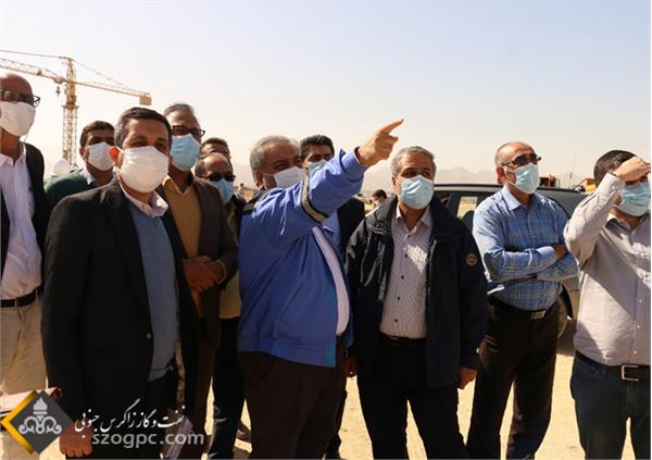 بازدید معاون نفت و گاز امور انرژی سازمان برنامه و بودجه از منطقه عملیاتی پارسیان  7