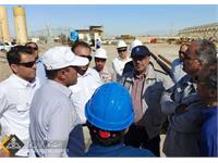 بازدید سرپرست مدیریت امورفنی شرکت نفت مناطق مرکزی ایران از مناطق عملیاتی شرکت بهره برداری نفت و گاز غرب 4