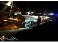 نشتی تانکر سوخت سروستان 10