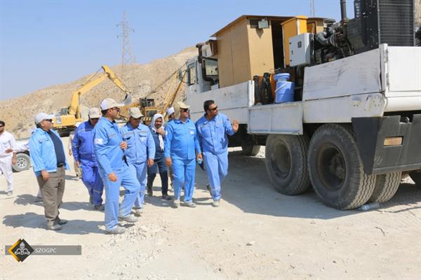 بازدید مدیرعامل زاگرس جنوبی از تعمیرات اساسی منطقه عملیاتی نار و کنگان 14